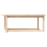 Salontafel 110x55x45 cm massief grenenhout - thumbnail