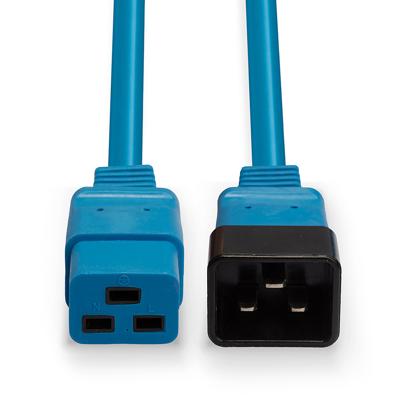 Lindy 30121 electriciteitssnoer Blauw 2 m C19 stekker C20 stekker