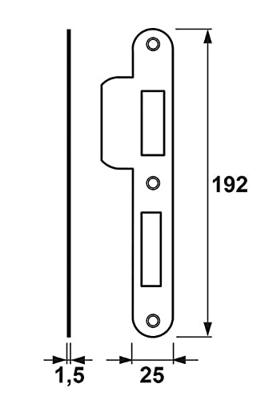 SLUITPLAAT ROND 7425158172ER