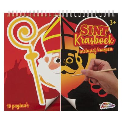 Grafix Sint Krasboek Maak de tekening af