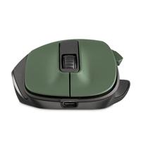 Hama optische draadloze muis 6 knoppen mw-500 recharge accu ergo. bosgroen - thumbnail