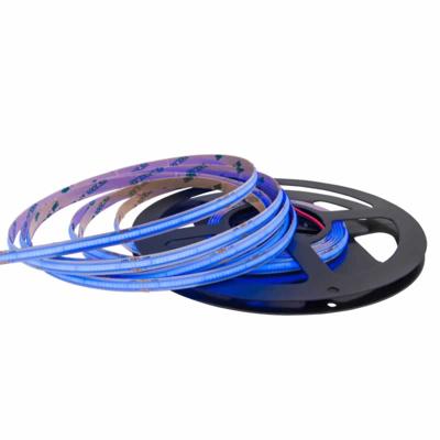 LED Strip blauw dimbaar 24V 5M 10W p/mtr 200 512 LEDS/M lumen een streeplicht 127-121