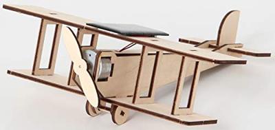 Solexpert Bouwpakket - dubbeldekker vliegtuig met zonnepaneel Solexpert Bouwpakket - dubbeldekker vliegtuig met zonnepaneel