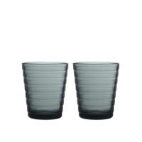 IITTALA - Aino Aalto - Glas 0,22l Dark Grey set/2 - thumbnail