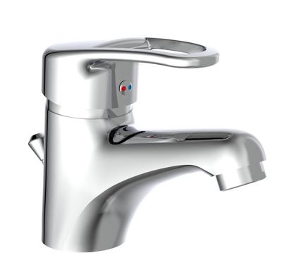 SCHÜTTE wastafelmengkraan batoni chroomkleurig