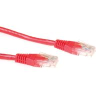 ACT Rode 1,5 meter U/UTP CAT6 patchkabel met RJ45 connectoren - thumbnail
