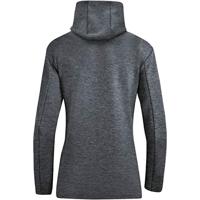 JAKO 6729D Sweater Met Kap Premium Basics Dames - Antraciet Gemeleerd - 44 - thumbnail