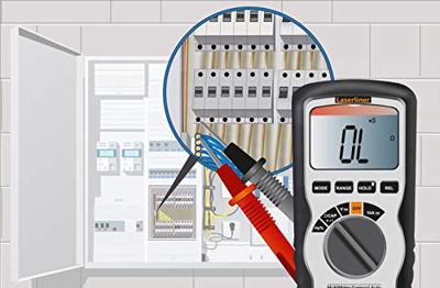 Laserliner Multimeter Digitaal CAT IV 600 V Weergave (counts): 4000