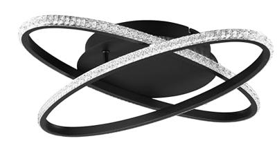 Trio PlafondlampLane zwart Ø 58cm - R67802132