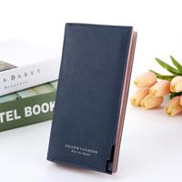 Lange portefeuille rits Coin Purse kaarten ID houder Clutch vrouw portemonnee (blauw) - thumbnail