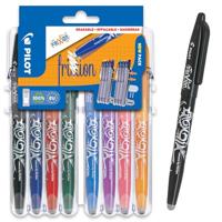 Rollerpen pilot frixion bl-fr7 m set2go 8st ass - thumbnail