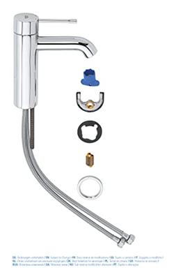 GROHE Essence New Wastafelkraan Opbouw - uitloop 11.6cm - S-Size - chroom 23590001 - thumbnail