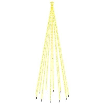 Kerstboom met grondpin 732 LED's warmwit 500 cm Kerstboom met grondpin 732 LED's warmwit 500 cm