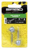 Spro Zinc Screw-In Jigheads 7 gr 2st. - thumbnail
