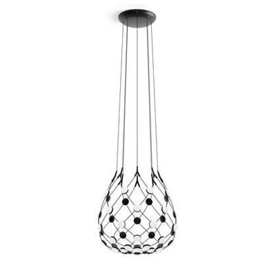 Luceplan Mesh Hanglamp 500 cm - Zwart