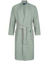 Morgenstern Morgenstern badjas Luca wafelstof Kimono 120cm Olijf Maat L - thumbnail