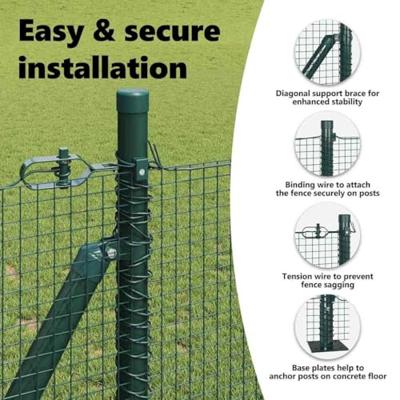 VidaXL Afrasteringspaal groen 10 x 0,8 m (16 x 16 mm gaas) VidaXL Afrasteringspaal groen 10 x 0,8 m (16 x 16 mm gaas)
