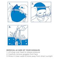 Zwembril Zoggs 461031-BKGY-CLR Zwart Één maat - thumbnail