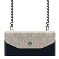 Valenta Clutch Croco Case Snap Universal Large Black - thumbnail