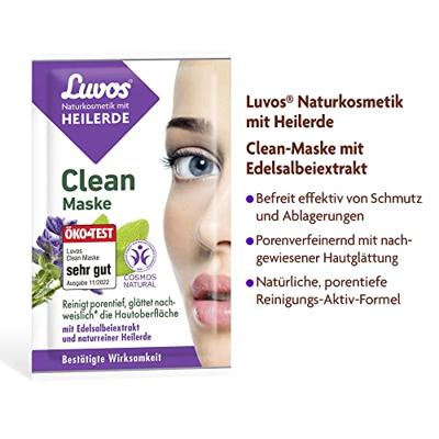 Luvos Crememasker clean 7.5ml 2 Stuks