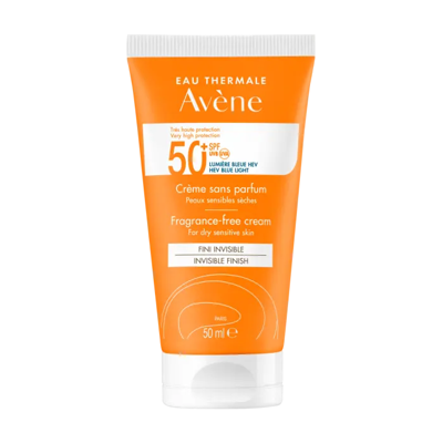 Avene High Protection Unscented Cream SPF50+ 50 ml Zonbescherming Avene High Protection Unscented Cream SPF50+ 50 ml Zonbescherming