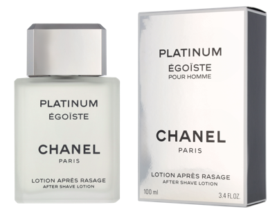 Chanel Platinum Egoiste Pour Homme After Shave Lotion 100ml Heren