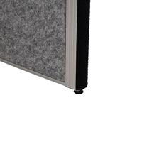 Maul 9603095 Scheidingswand Zilver, Donkergrijs - thumbnail