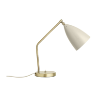 Gubi Grasshoppa Tafellamp - Messing & Oester wit - thumbnail