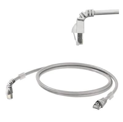 Weidmüller 1233160012 RJ45 Netwerkkabel, patchkabel CAT 6A S/FTP 1.20 m Grijs UL gecertificeerd 1 stuk(s)