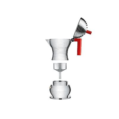 ALESSI - Pulcina - Percolator 3kops rood inductie