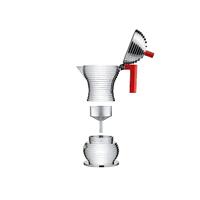 ALESSI - Pulcina - Percolator 3kops rood - thumbnail