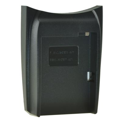 Accu-frontje voor duo en single oplader - voor Panasonic accu DMW-BLF19E