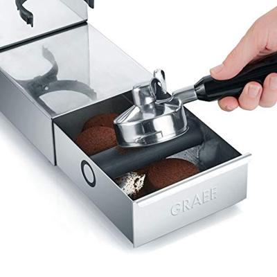 Graef CM850EU CM850EU Koffiemolen RVS, Zwart Stalen kegelmaalwerk
