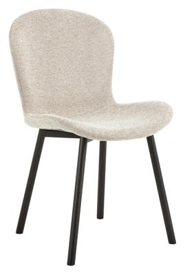 Bendt Eetkamerstoel 'Elani' Geweven stof, kleur Beige