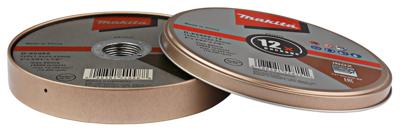 Makita D-65969-12 Doorslijpschijf 125x22,23x1,0mm RVS VE=12