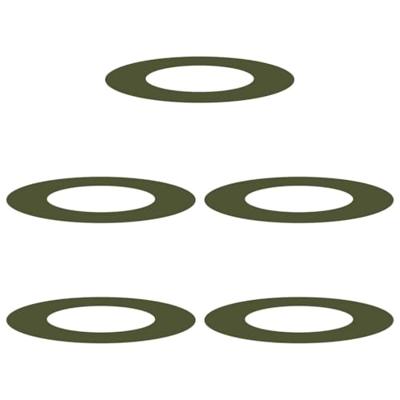 VidaXL Geschikt voor platte boomringen 5 pcs olijfgroen ø40 / 70 cm VidaXL Geschikt voor platte boomringen 5 pcs olijfgroen ø40 / 70 cm