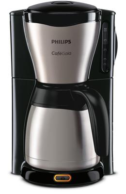 Philips café Gaia koffieapparaat met thermische kan - RVS/zwart - HD7549/20 - thumbnail