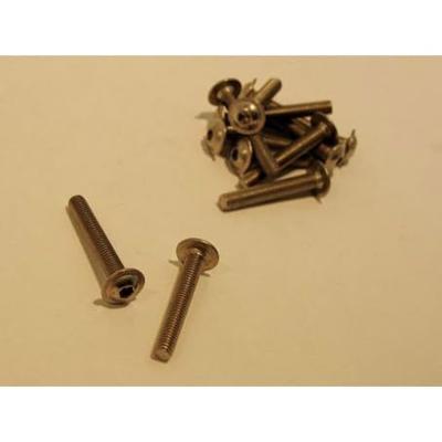 Bofix laagbolkop met flens m6x35 verzinkt (12st)