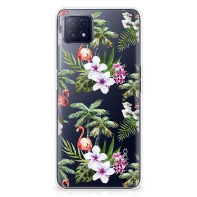 OPPO A53 5G | OPPO A73 5G | TPU Hoesje | Flamingo Palms