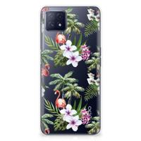 OPPO A53 5G | OPPO A73 5G | TPU Hoesje | Flamingo Palms - thumbnail