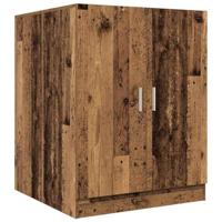 Wasmachinekast 70,5x71,5x91,5 cm oud houtkleurig - thumbnail