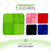 Eat Slow Live Longer Lick Mat Dimensions Rectangle Green - thumbnail