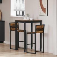 Eettafels Bewerkt hout - thumbnail