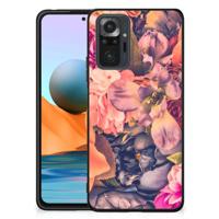 Xiaomi Redmi Note 10 Pro Bloemen Hoesje Bosje Bloemen - thumbnail
