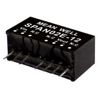 MEAN WELL SPAN02A-15 DC/DC-convertermodule 134 mA 2 W Aantal uitgangen: 1 x Inhoud 1 stuk(s) - thumbnail