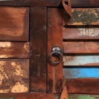 Tv-meubel massief gerecycled hout - thumbnail