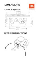 JBL Club Marine 6,5 inch (165 mm) - Autospeaker - 2-weg Full Range Speakers - 75W RMS / 225W Piek - 7 LED Modes - Incl. Witte & - thumbnail