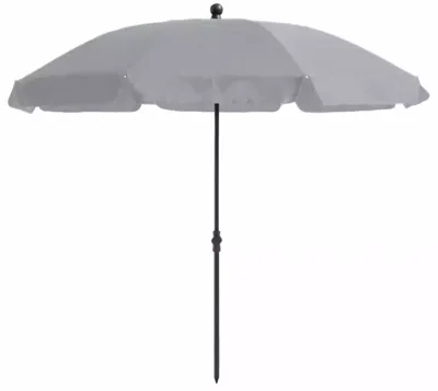 Parasol Las Palmas 200cm met knik - Grijs