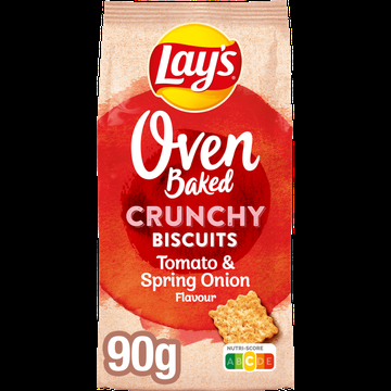 Lay&apos;s Oven Baked Biscuits Tomaat & Onion 90 gr bij Jumbo