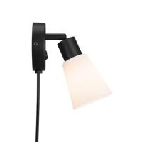 Wandlamp zwart met schakelaar en E14 fitting Nordlux Cole - thumbnail